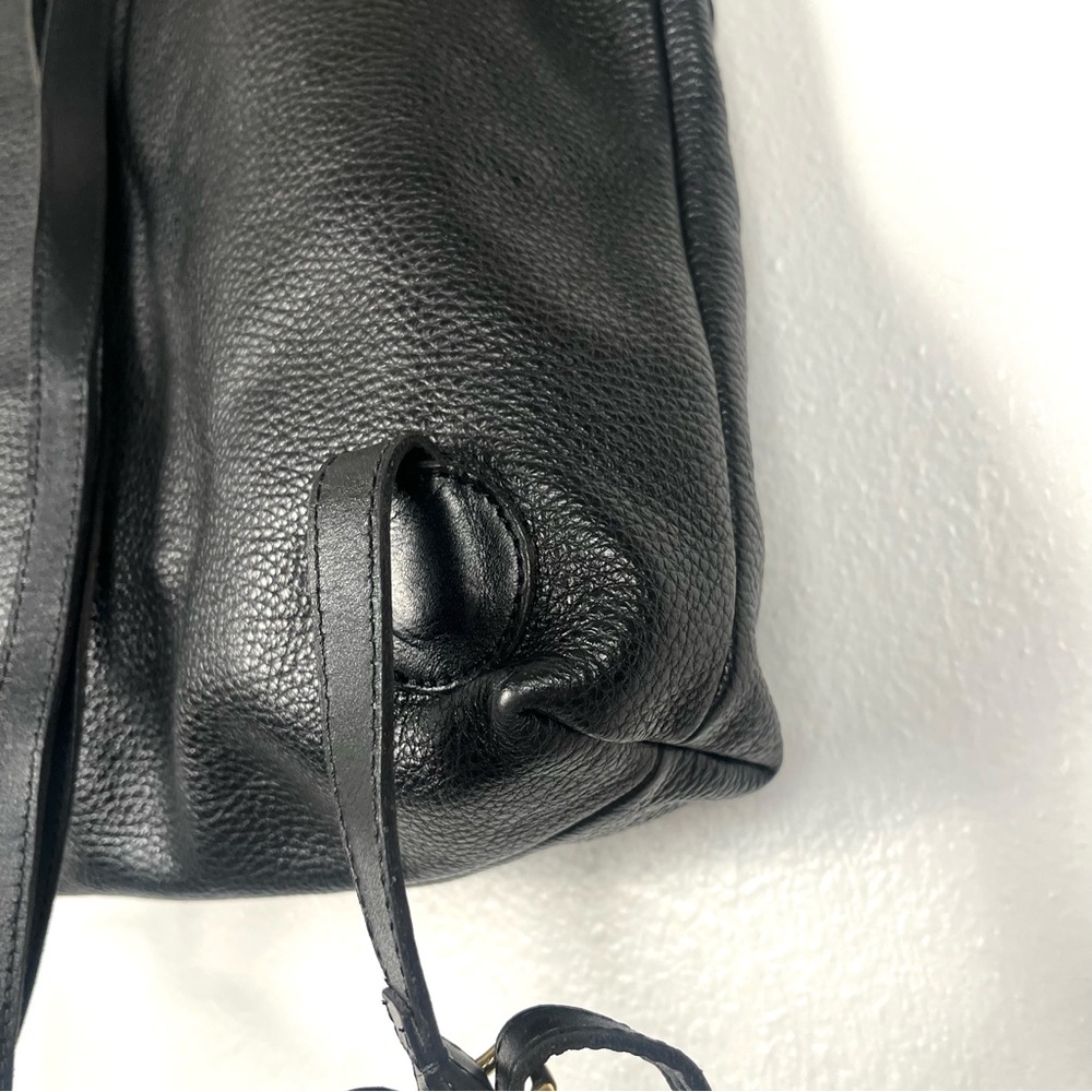 Clare V Black Leather Backpack - Picture 8 of 9